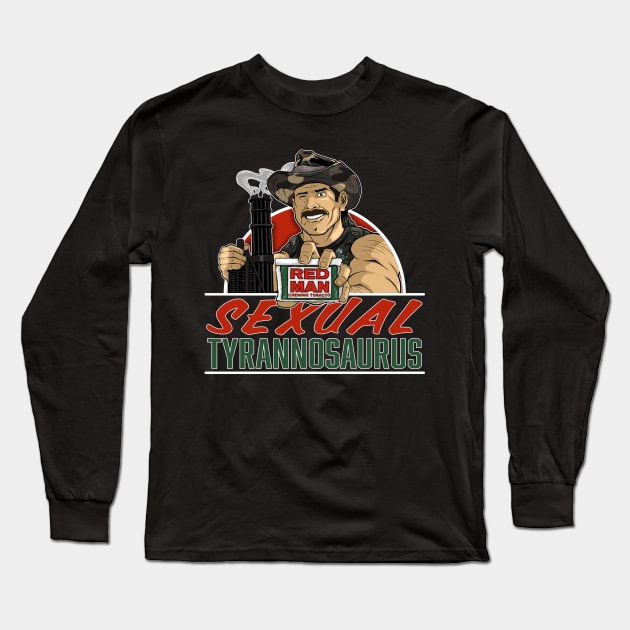 Sexual Tyrannosaurus Long Sleeve T-Shirt by RMFD ART